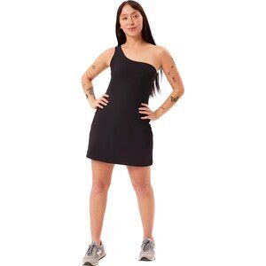 One shoulder athleisure dress